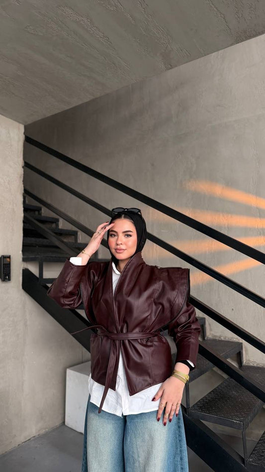 Leather jacket