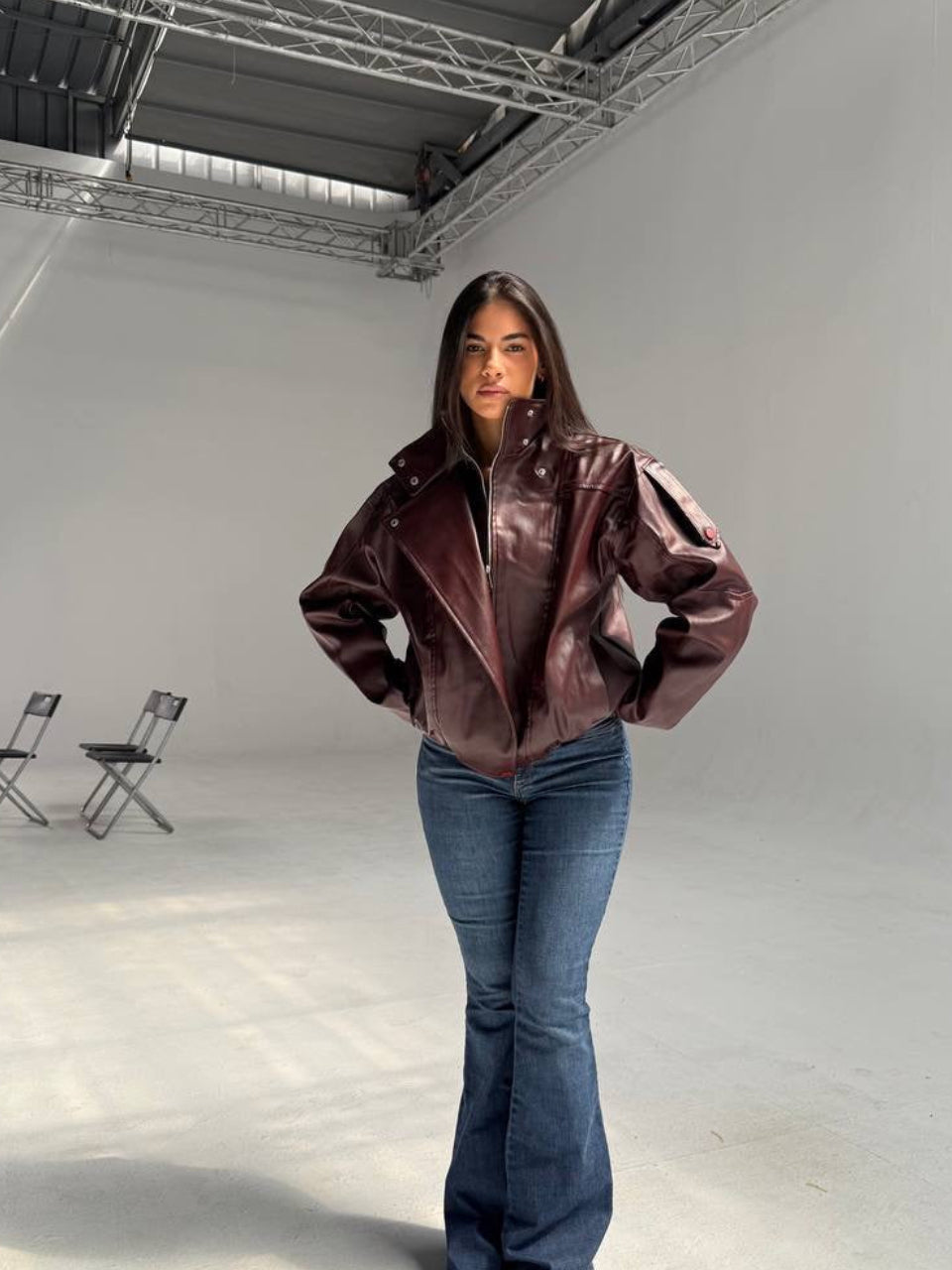 Leather jacket