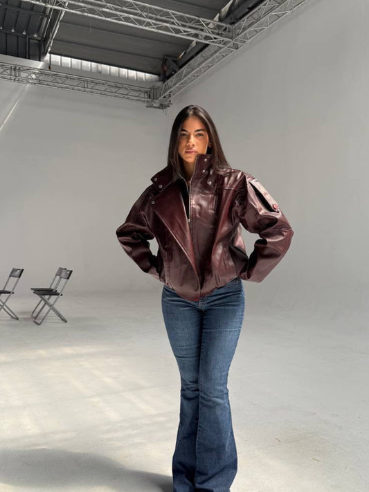 Leather jacket