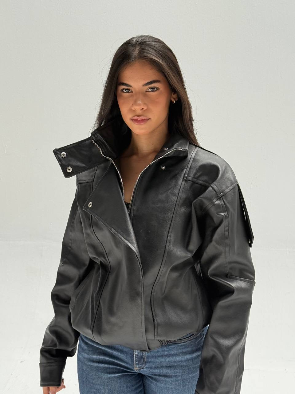 Leather jacket